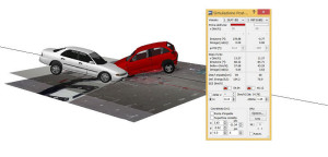 Collisione tra due autoveicoli Collisione tra due autoveicoli analizzata con il software PC-Crash