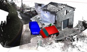 Esempio di ricostruzione di una collisione